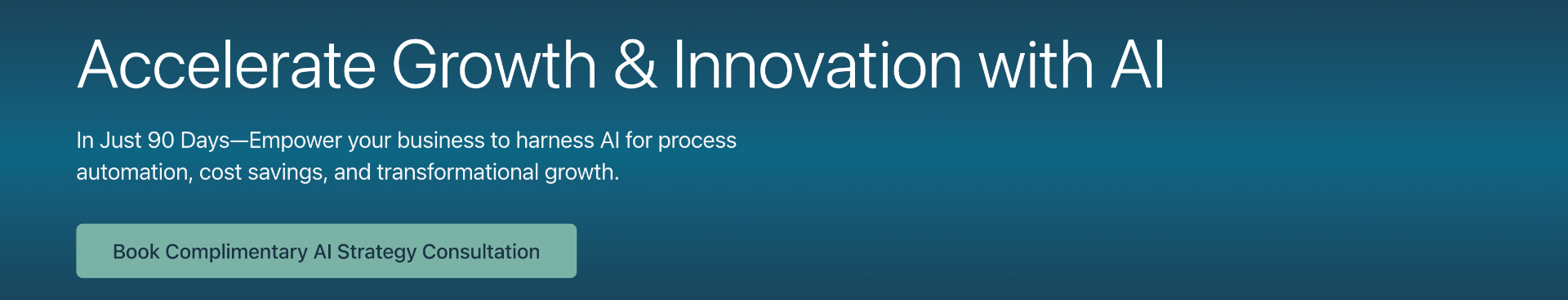Accelerate Growth & Innovation with AI